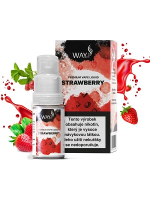 Liquid WAY to Vape Strawberry 10ml - 3mg