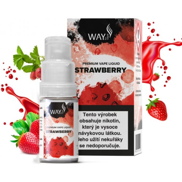 Liquid WAY to Vape Strawberry 10ml - 3mg