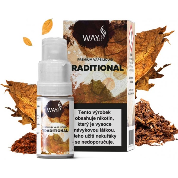 Liquid WAY to Vape Traditional 10ml - 6mg