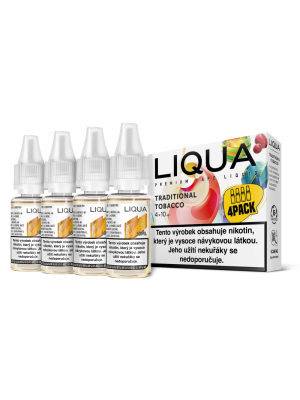 RITCHY Traditional tobacco 4x10ml  (Tradiční tabák) - Liquid LIQUA Elements 4Pack - 6 mg