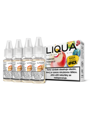 RITCHY Turkish tobacco 4x10ml  (Turecký tabák) - Liquid LIQUA Elements 4Pack - 6 mg