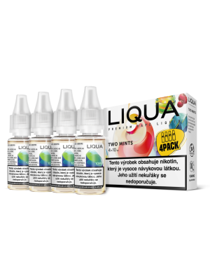 RITCHY Two mints 4x10ml  (Chuť máty a mentolu) - Liquid LIQUA Elements 4Pack - 12 mg