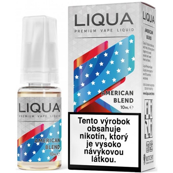 Ritchy Liqua Americký tabák - American Blend - 10 ml 18 mg