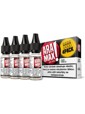 Liquid ARAMAX 4Pack Cigar Tobacco 4x10 ml - 6 mg