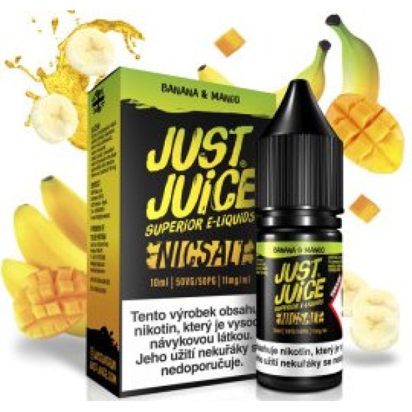 Liquid Just Juice SALT Banana & Mango 10ml - 11mg