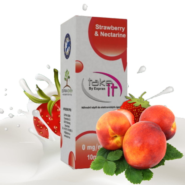 EXPRAN GmbH 10 ml Take It - Strawberry & Nectarine - 0mg