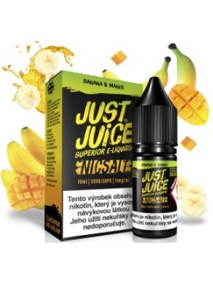 Liquid Just Juice SALT Banana & Mango 10ml - 20mg