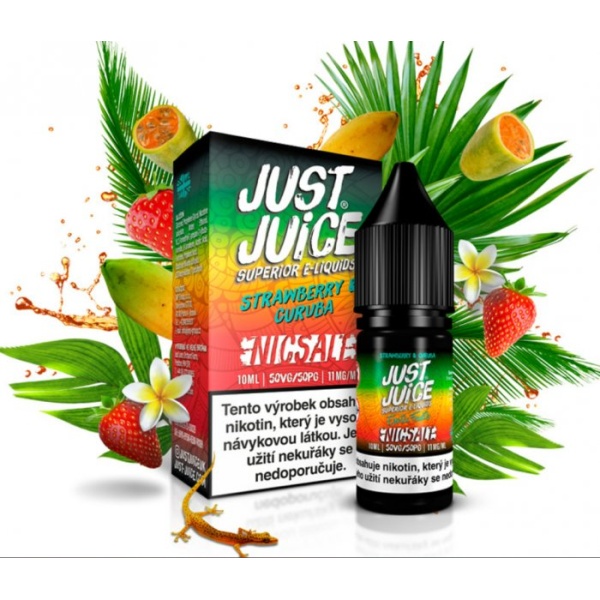 Liquid Just Juice SALT Strawberry & Curuba 10ml - 11mg