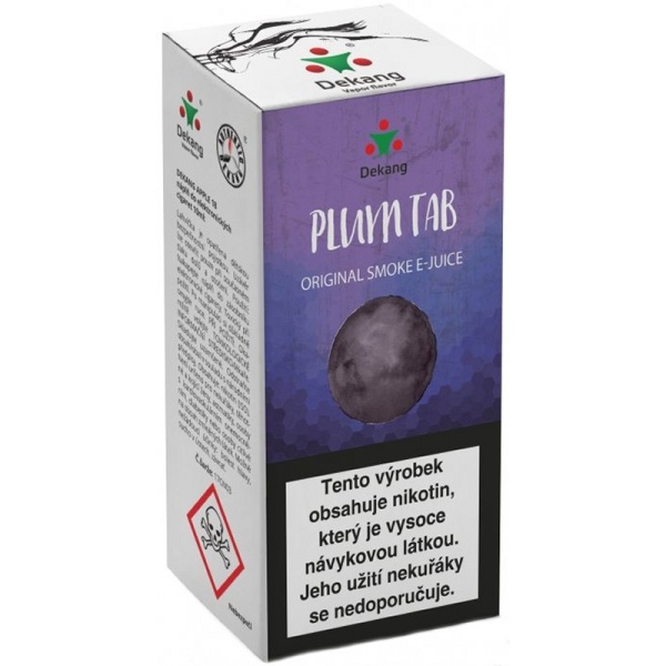 Sušená švestka / Plum TAB - E-liquid náplň DEKANG - 10ml - 6 mg