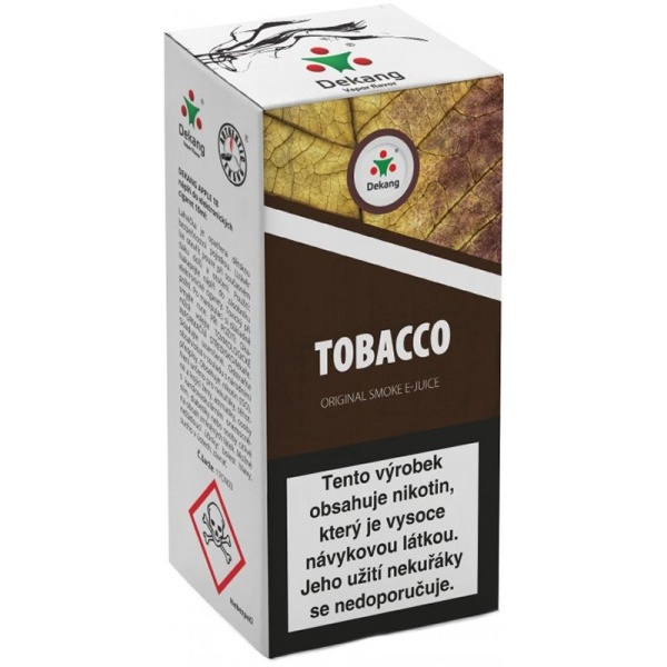 Tabák / Tobacco - E-liquid náplň DEKANG - 10ml - 6 mg