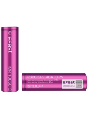 Baterie Efest IMR 18650 - 3000mAh