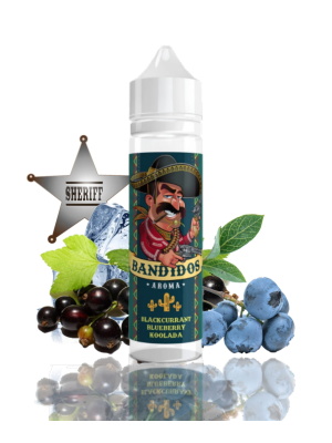 EXPRAN GmbH Příchuť Bandidos - Blackcurrant Blueberry Koolada (Shake & Vape)