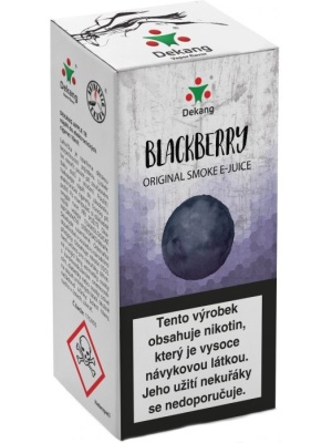 Liquid Dekang Blackberry 10ml - 11mg (Ostružina)