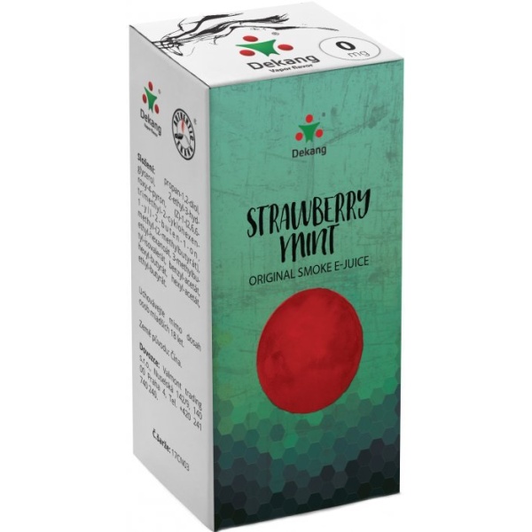 Liquid Dekang Strawberry Mint 10ml - 0mg (Jahoda s mátou)