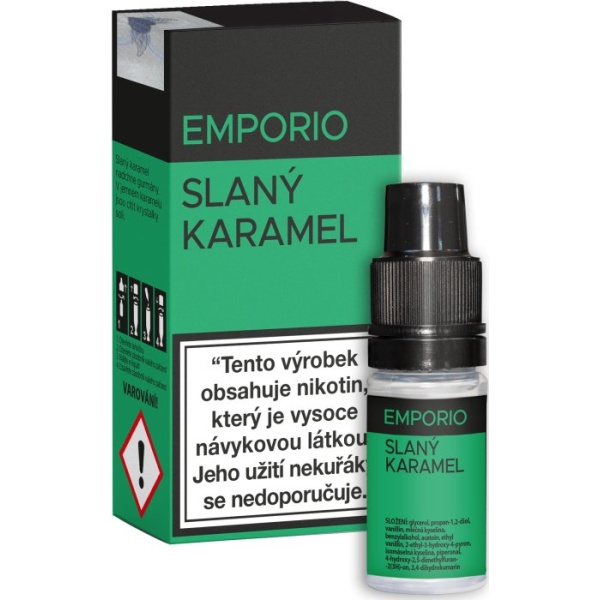 Liquid EMPORIO Slaný Karamel 10ml - 12mg