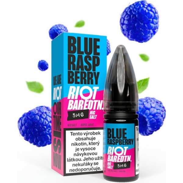 Riot Labs Liquid Riot BAR EDTN Salt Blue Raspberry (Modrá malina) 10ml-20mg