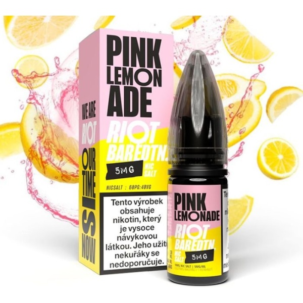 Riot Labs Liquid Riot BAR EDTN Salt Pink Lemonade (Růžová limonáda) 10ml-10mg