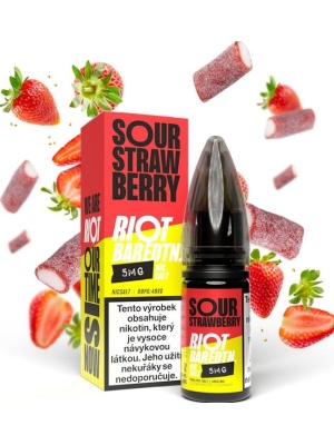 Riot Labs Liquid Riot BAR EDTN Salt Sour Strawberry (Kyselá jahoda) 10ml-10mg