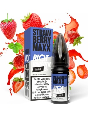 Riot Labs Liquid Riot BAR EDTN Salt Strawberry Maxx (Jahodový energiťák) 10ml-10mg