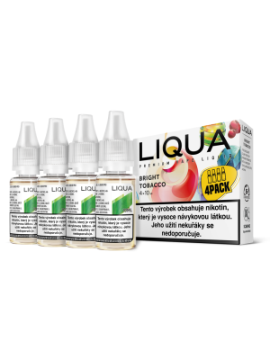 RITCHY Bright tobacco 4x10ml  (čistá tabáková příchuť) - Liquid LIQUA Elements 4Pack - 12 mg