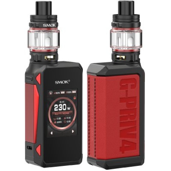 Smoktech G-Priv 4 230W grip Full Kit - Red 1 ks