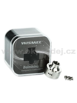 Wismec Bambino - RDA atomizér - Stříbrná