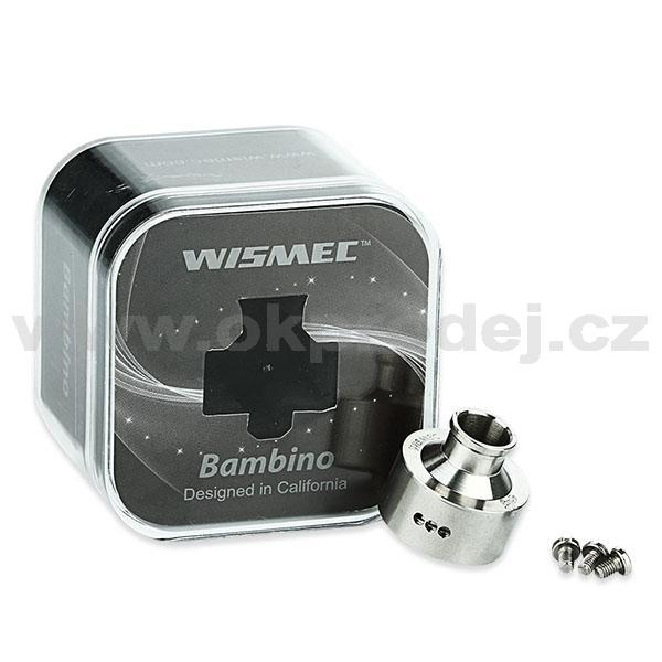 Wismec Bambino - RDA atomizér - Stříbrná