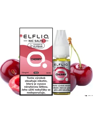 Elf Bar Liquid ELFLIQ Nic SALT Cherry 10ml - 10mg