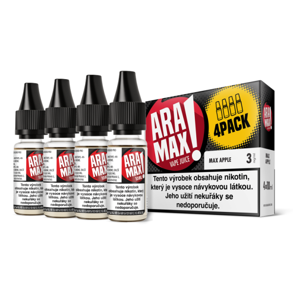 Liquid ARAMAX 4Pack Max Apple 4x10ml - 12 mg