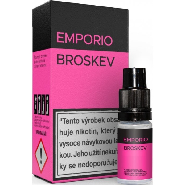 Liquid EMPORIO Broskev 10ml - 9mg