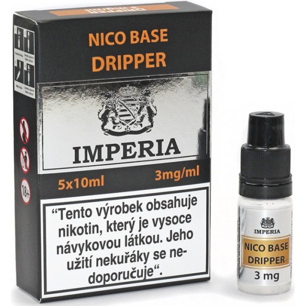 Nikotinová báze IMPERIA Dripper PG30-VG70 5x10ml-3mg