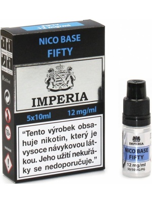 Nikotinová báze IMPERIA Fifty PG50-VG50 5x10ml-12mg