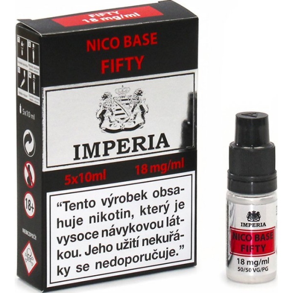 Nikotinová báze IMPERIA Fifty PG50-VG50 5x10ml-18mg