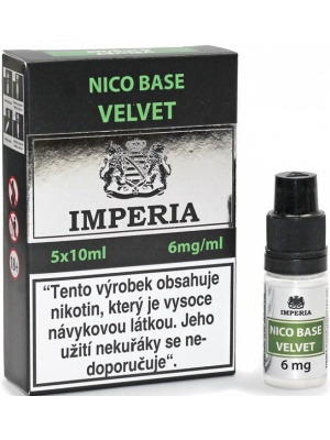 Nikotinová báze IMPERIA Velvet PG20-VG80 5x10ml-6mg