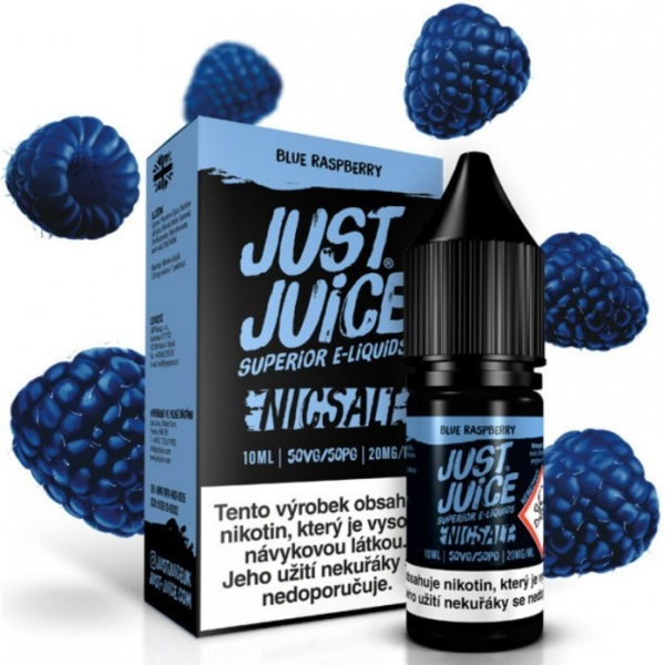 Ostatní Liquid Just Juice SALT Blue Raspberry 10ml - 11mg