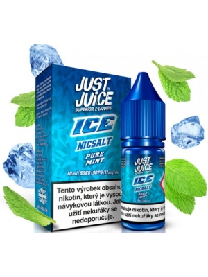 Ostatní Liquid Just Juice SALT ICE Pure Mint 10ml - 11mg