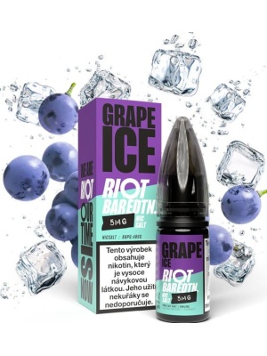 Riot Labs Liquid Riot BAR EDTN Salt Grape Ice (Ledové hroznové víno) 10ml-10mg