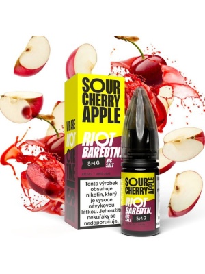 Riot Labs Liquid Riot BAR EDTN Salt Sour Cherry Apple (Třešeň a zelené jablko) 10ml-10mg