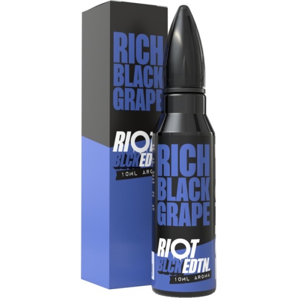 Riot Labs Příchuť Riot Squad BLCK EDTN S&V 10ml Rich Black Grape (Hroznové víno s mátou)