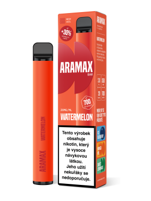 Aramax Bar 700 elektronická cigareta Watermelon 550mAh 2ml 20mg 1 ks