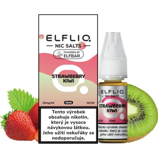 Elf Bar Liquid ELFLIQ Nic SALT Strawberry Kiwi 10ml - 20mg