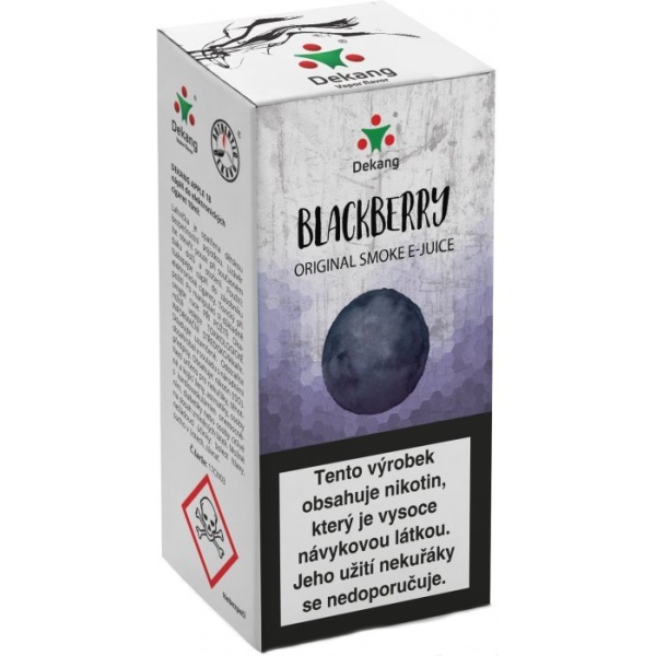 Liquid Dekang Blackberry 10ml - 6mg (Ostružina)