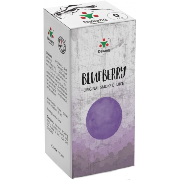 Liquid Dekang Blueberry 10ml - 0mg (Borůvka)