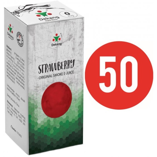 Liquid Dekang Fifty Strawberry 10ml - 0mg (Jahoda)