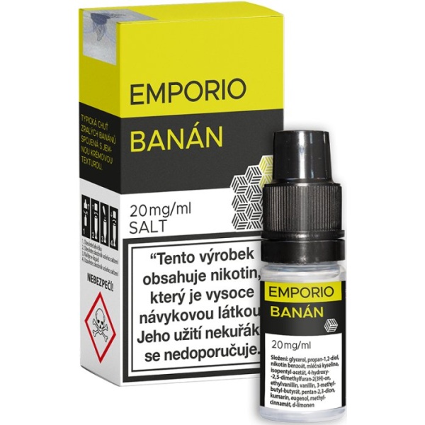 Liquid EMPORIO SALT Banán  10ml - 20mg