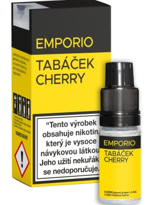 Liquid EMPORIO Tabáček - Cherry 10ml - 18mg