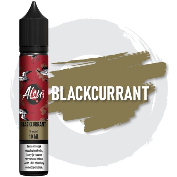 Liquid ZAP! Juice Aisu Nic SALT Ledový černý rybíz (Blackcurrant Ice) 10ml - 10mg