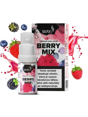 Ostatní Liquid WAY to Vape Berry Mix 10ml-12mg