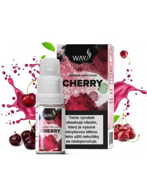 Ostatní Liquid WAY to Vape Cherry 10ml-18mg