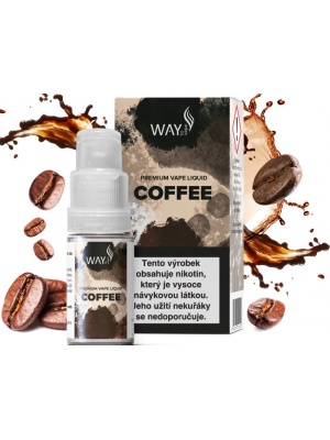 Ostatní Liquid WAY to Vape Coffee 10ml-3mg